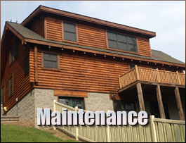  Zanesfield, Ohio Log Home Maintenance